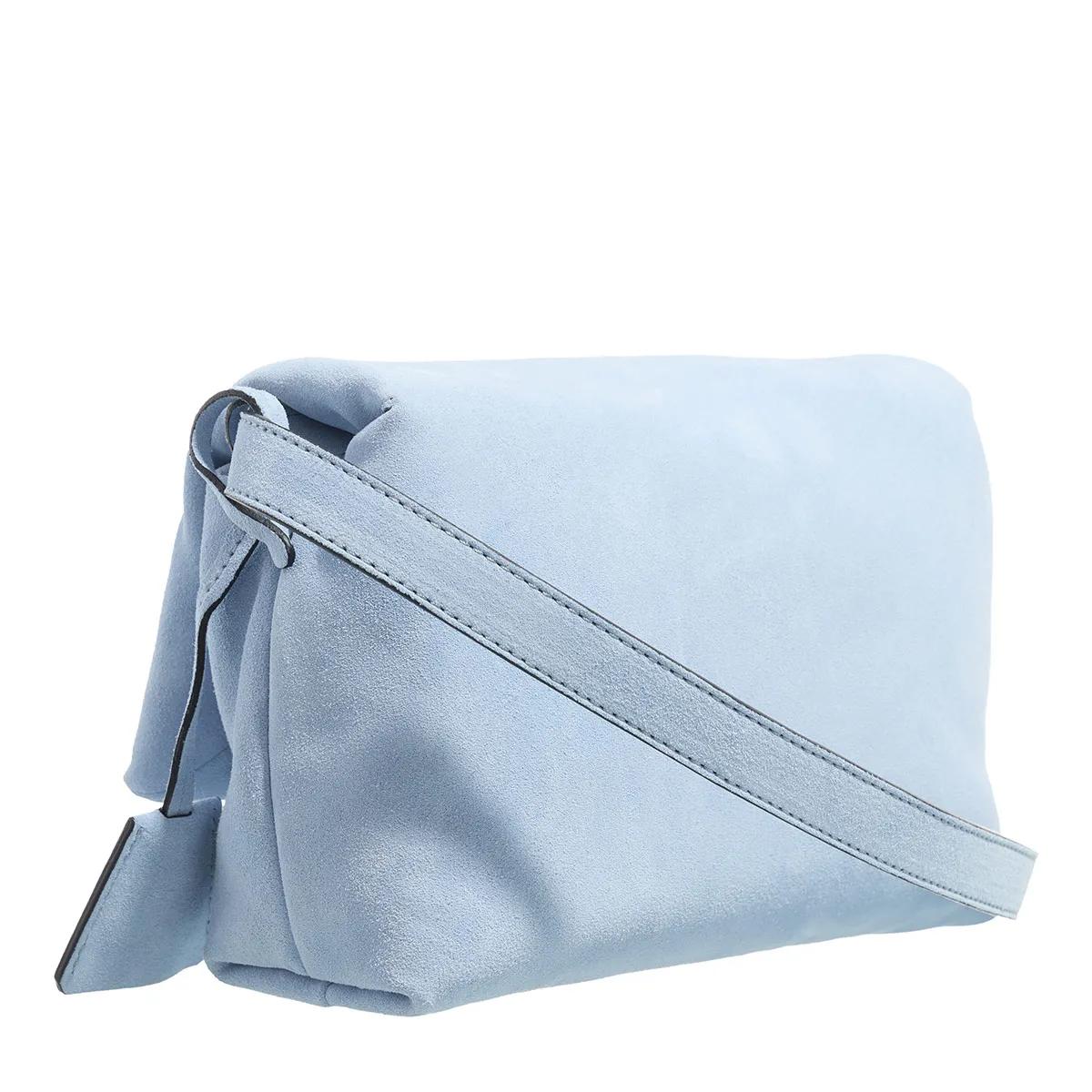 Moschino Crossbody bags Metal Plaque in blauw