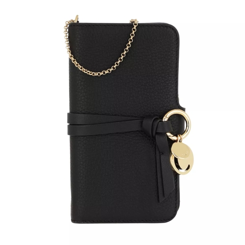 Chloé Smart Phone Holder Black Phone Bag