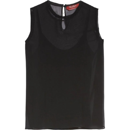 Max Mara T-Shirts Top Black schwarz