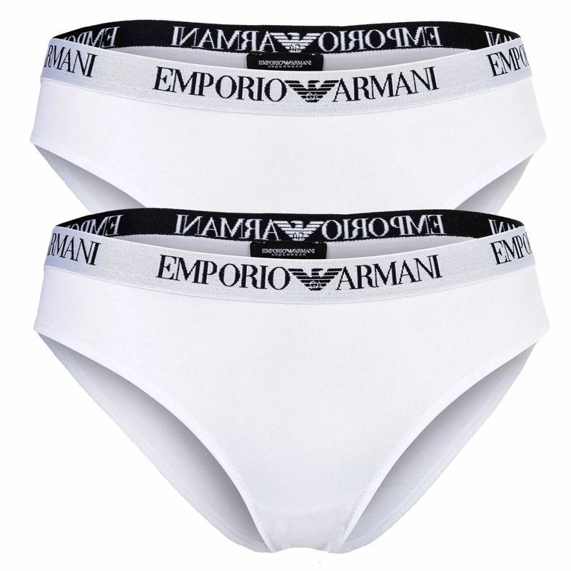 Emporio Armani  ESSENTIAL COTTON 2er Pack weiss