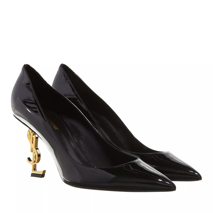 Saint laurent open online toe pumps