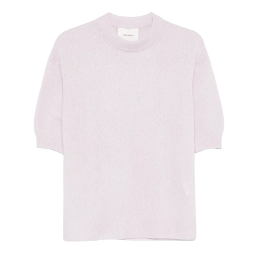 Lisa Yang T-Shirts Lilac Ribbed Cashmere-Silk Siv T-Shirt Purple