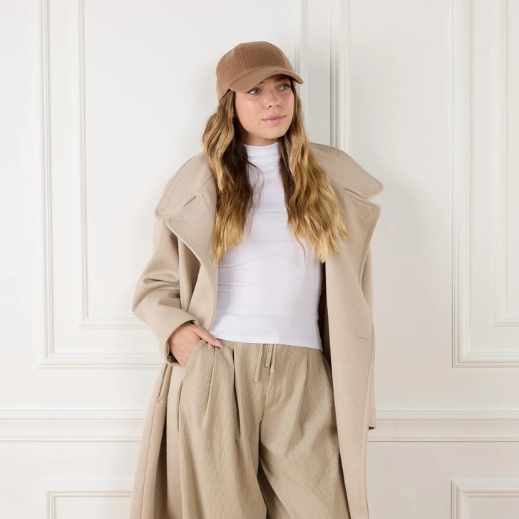 Max Mara Obliqua Cammello | Baseball Cap