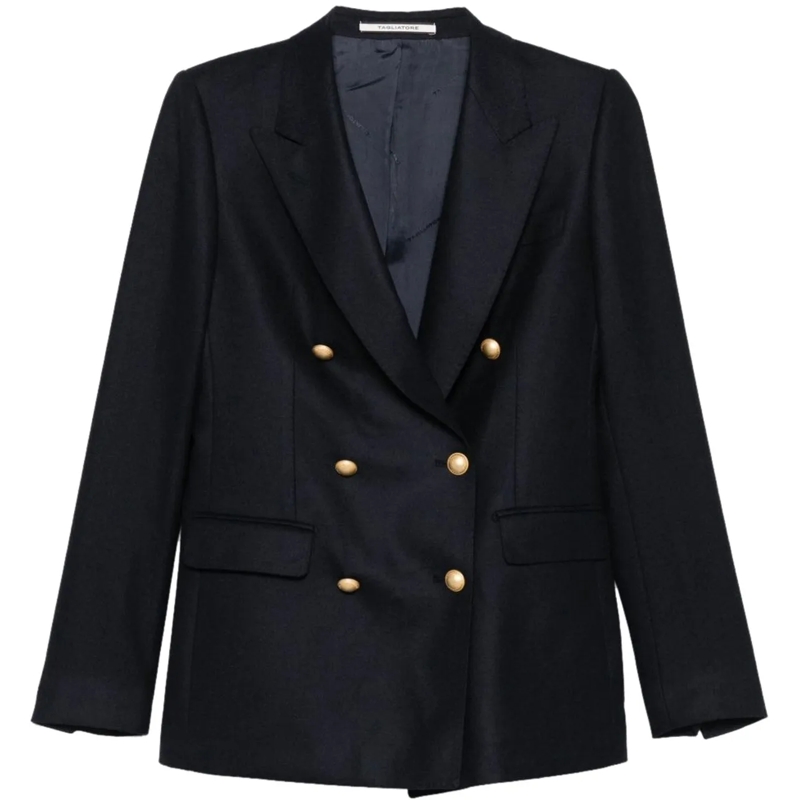 Tagliatore Übergangsjacke Jackets Blue blau