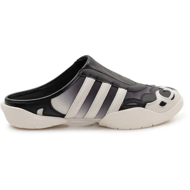 Y-3 Hausschuhe Mule Sportivo con Inserti a Contrasto schwarz
