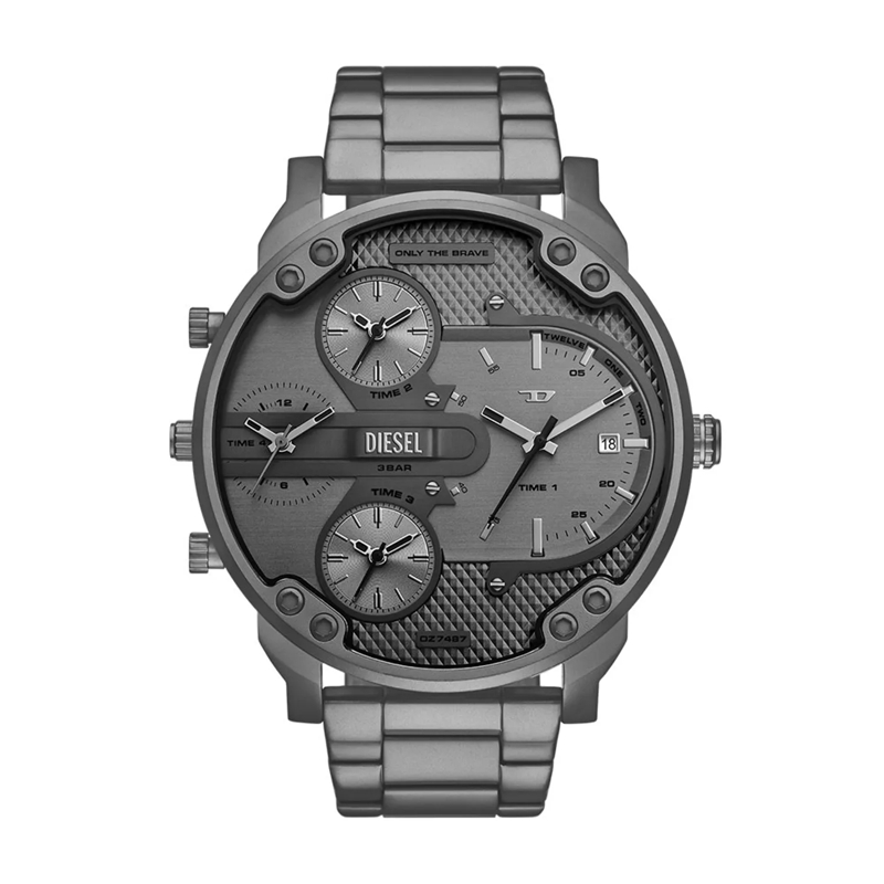 Diesel Chronographe Mr. Daddy Slim Uhr Grau