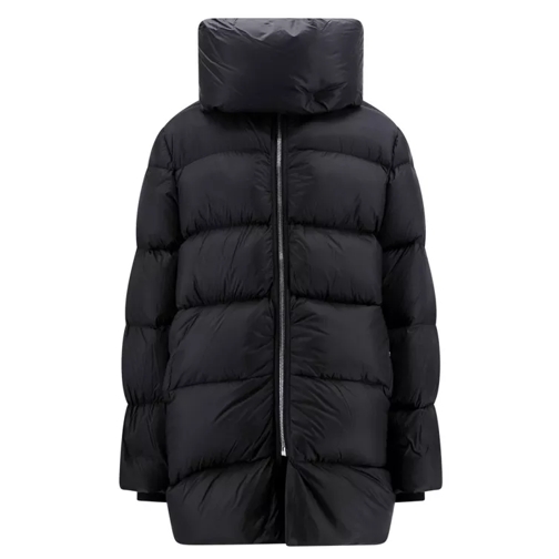 Rick Owens Padded And Quilted Recycled Nylon Jacket Black 