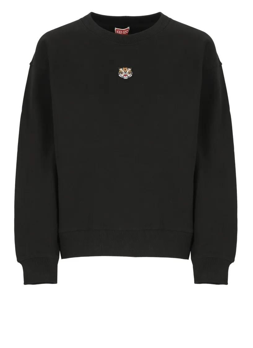 Kenzo - Lucky Tiger Sweatshirt - Größe L - schwarz