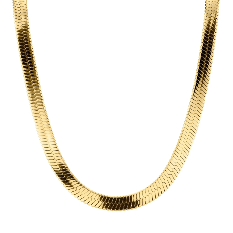 Liebeskind Berlin Mittellange Halskette Edelstahl Halskette gold