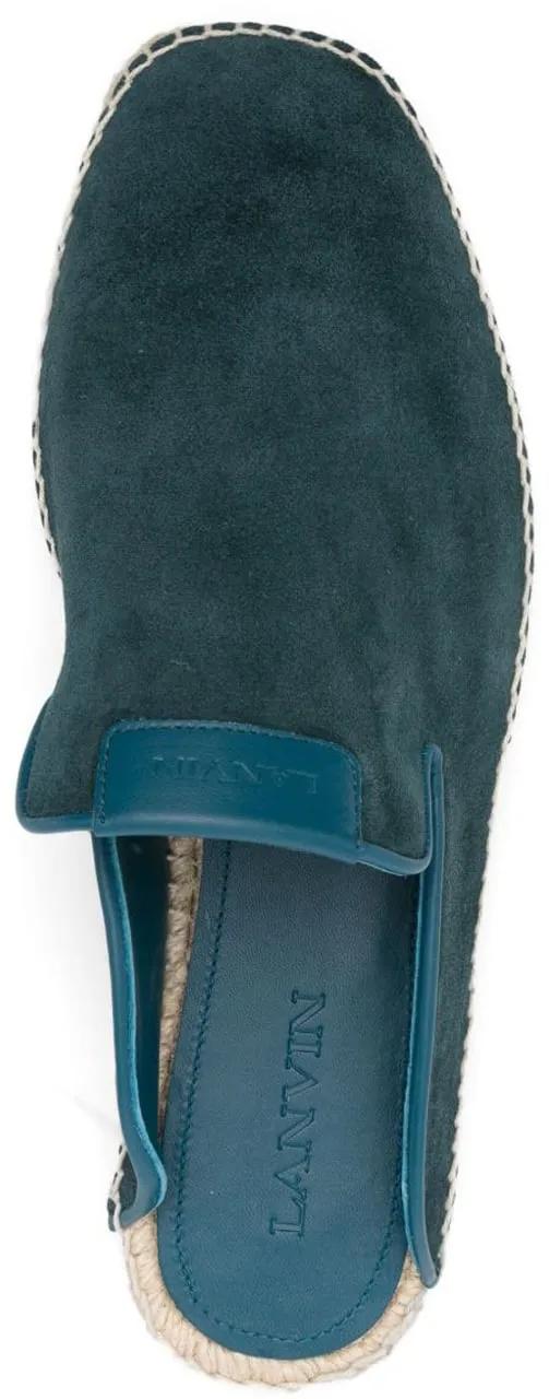 Thumbnail - Lanvin Espadrilles - Flat Shoes Petrol Blue - Gr. 40 (EU) - in Blau - für Damen