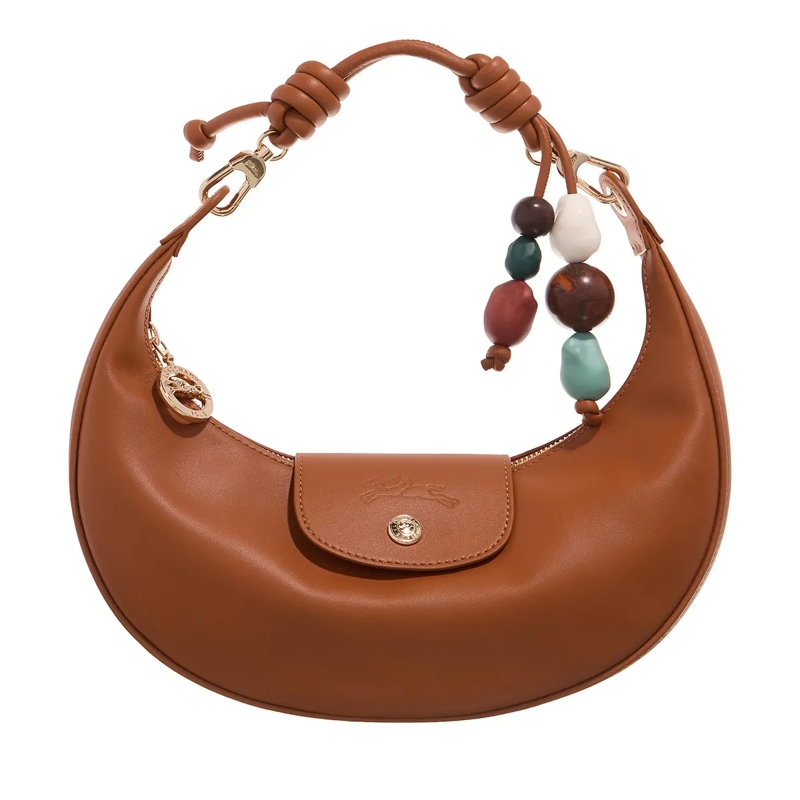 Longchamp Hobo Bag Le Pliage Céramique Cashew M