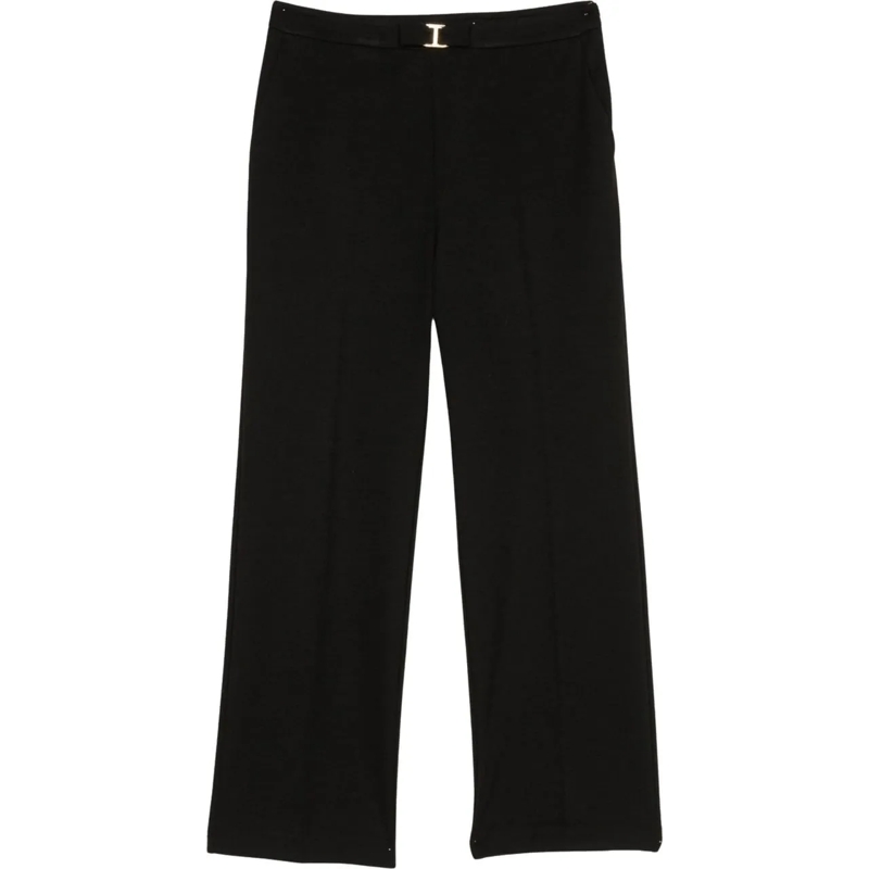 Twin-Set Pantalon Trousers Black schwarz