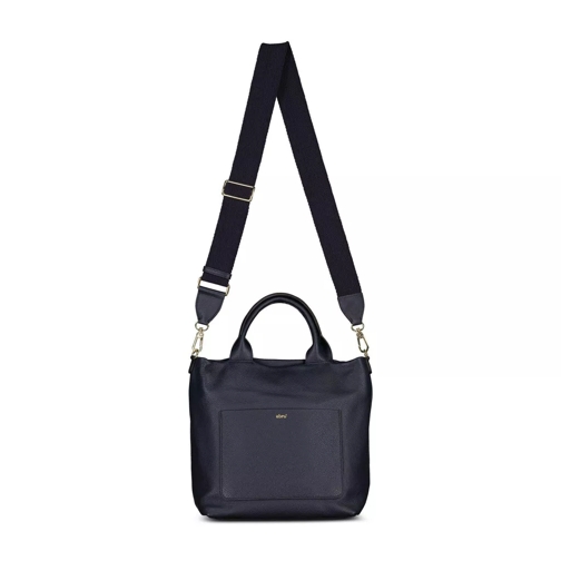 Abro Shopper Raquel aus Leder Dunkelblau Crossbodytas