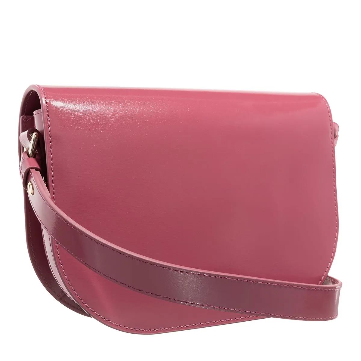 Coccinelle Crossbody bags dew Shiny Calf in poeder roze