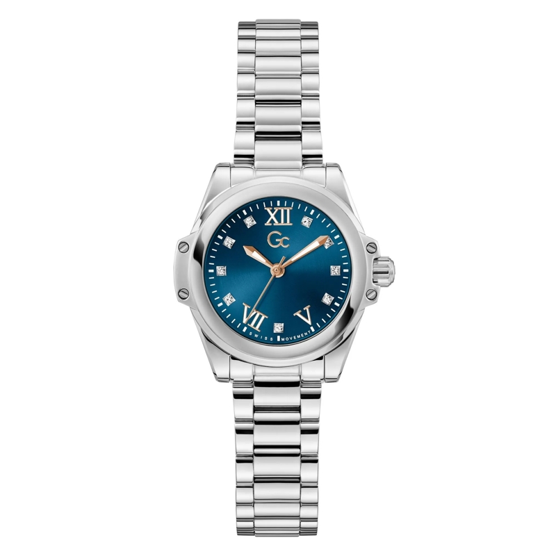 GC Quarzuhr Quarz-Analoguhr Gc Bolt Lady Mini silber