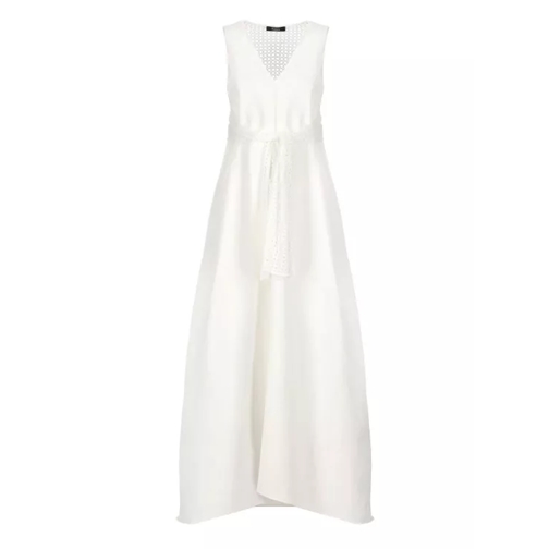 Herno Viscose Dress White 