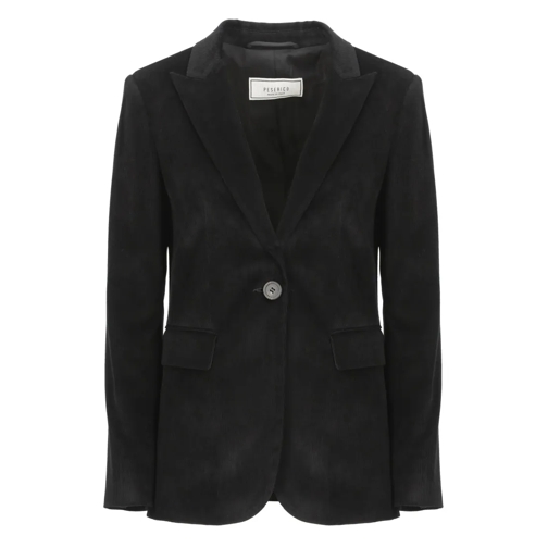 Peserico Blazer Corduroy Blazer Black