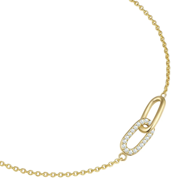 Glanzstücke München Armband Sterling Silber Armband Zirkonia gold(Image 2)