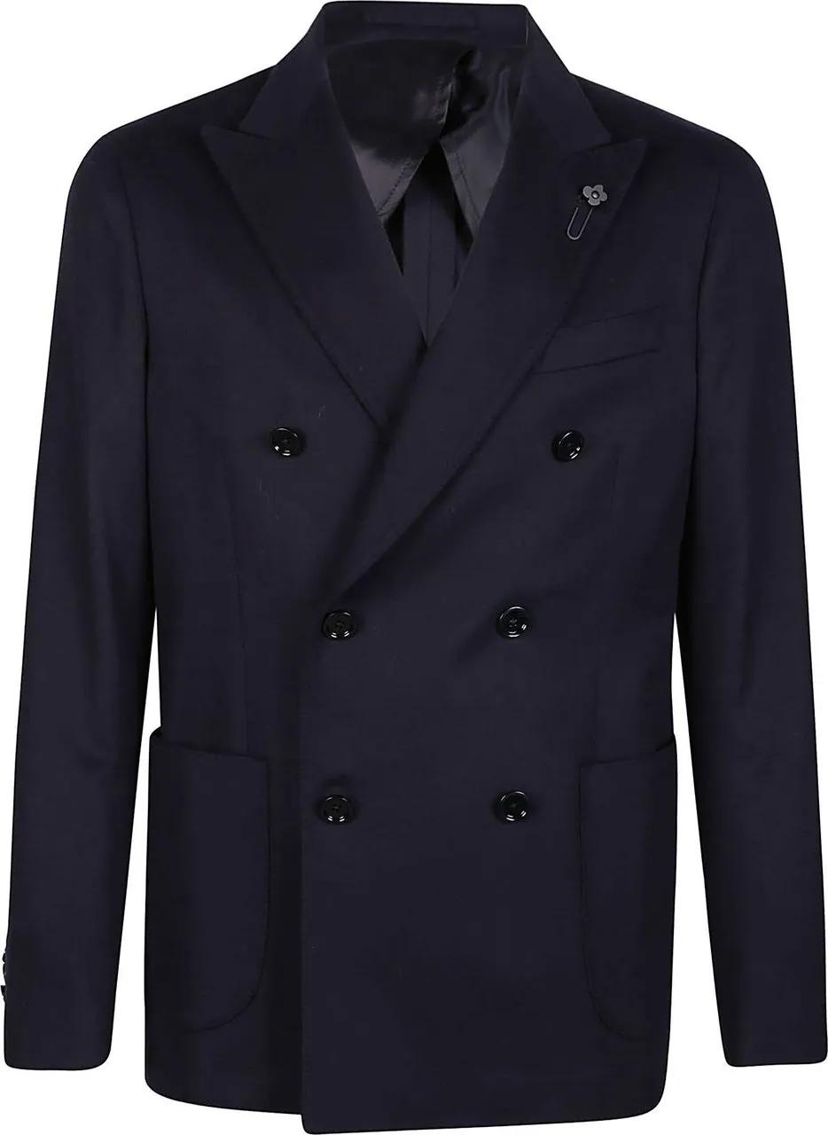 Thumbnail - Lardini - Special Line Jacket Blue - Größe 50 - blue