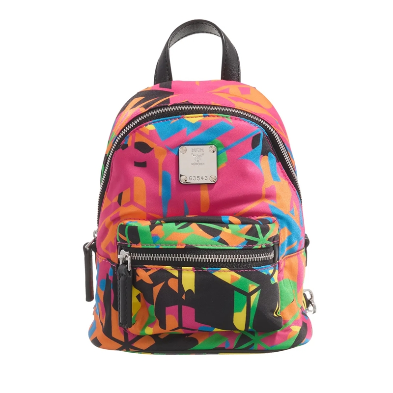 MCM Crossbody Bag Stark Logo Backpack Shoulder Bag mehrfarbig