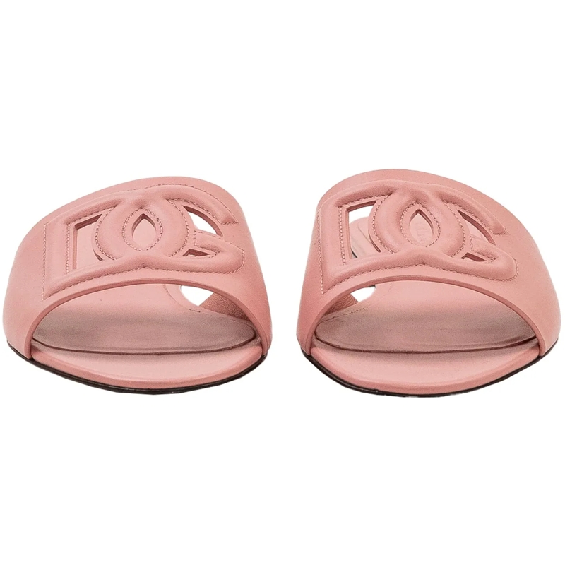 Dolce&Gabbana Slides Ciabatta Flat con Fascia Ampia rose(Image 2)
