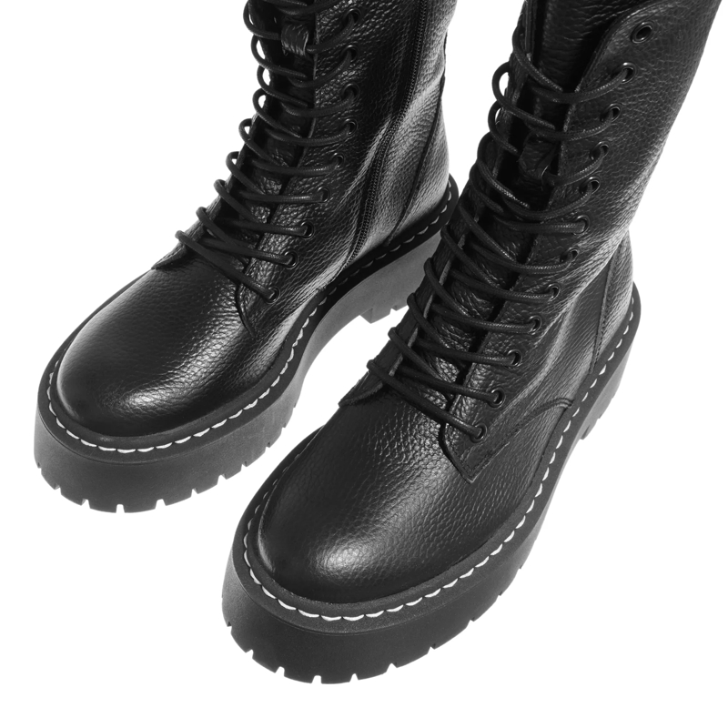 Steve Madden Stiefeletten Olly Black Leather(Image 4)