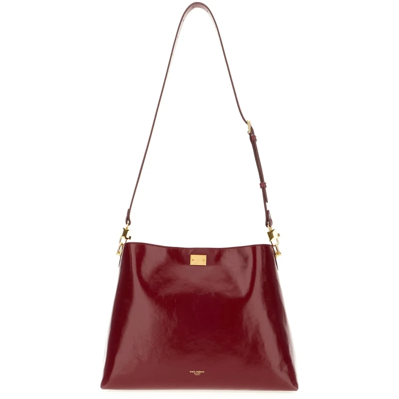 Dolce&Gabbana Schultertasche Dolce&gabbana Red leather large Vittoria shoulder  rot(Image 3)