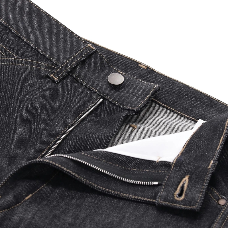 Lemaire Freizeithose Straight-Fit Jeans aus Baumwolle grau(Image 4)