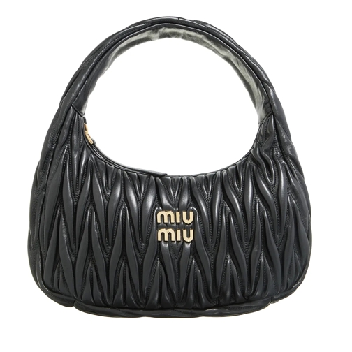 Miu Miu Wander Hobo Bag Black Hobo Bag