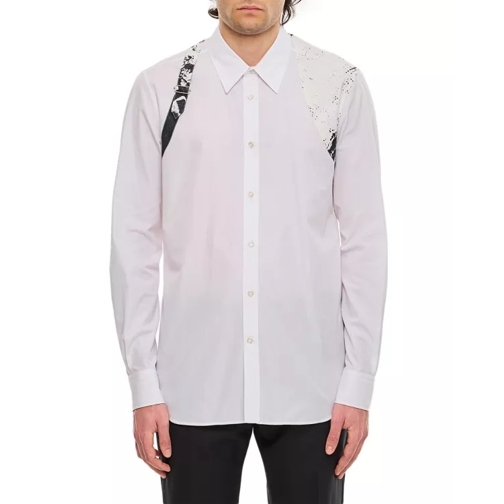 Alexander McQueen Printed Shirt White 
