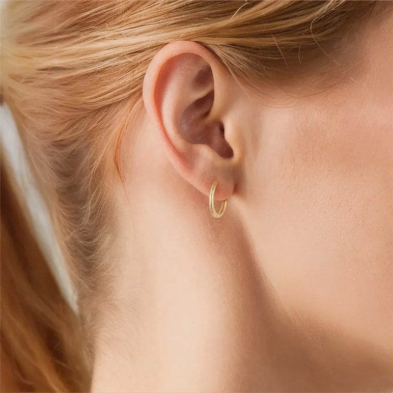 Glanzstücke München Ohrhänger Sterling Silber Creolen gold(Image 2)