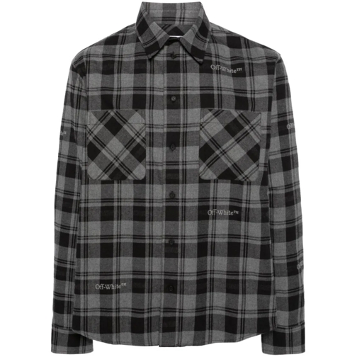 Off-White Chemises Cotton Shirt Grey