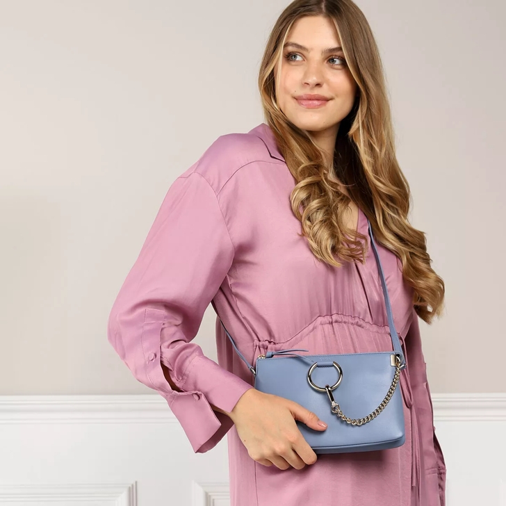 Chloe, Bags, Chloe Faye Mini Crossbody Bag Cloudy Blue