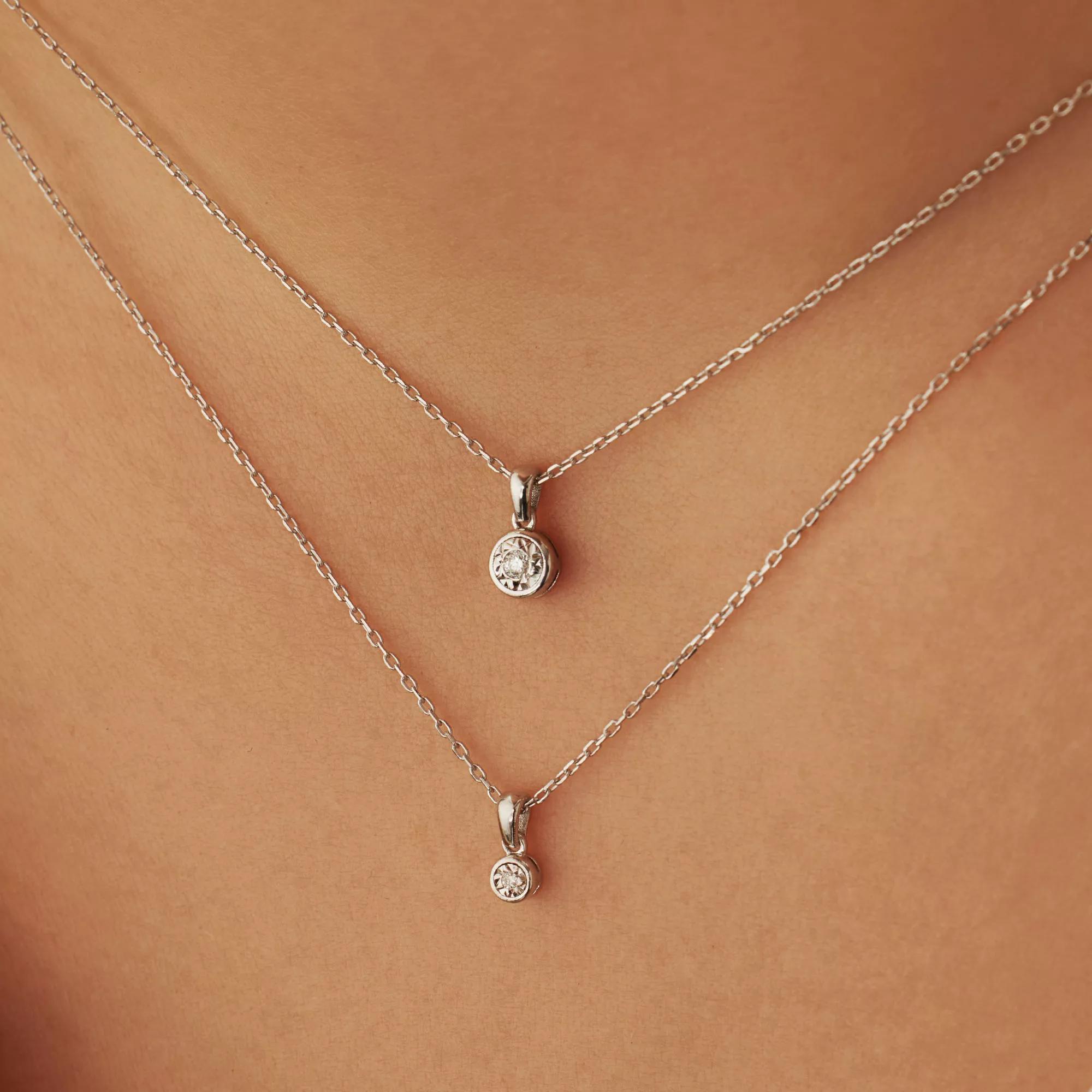 Thumbnail - Isabel Bernard Halskette - De La Paix Inaya 585 Weißgold Kette - Gr. unisize - in Weiß - für Damen