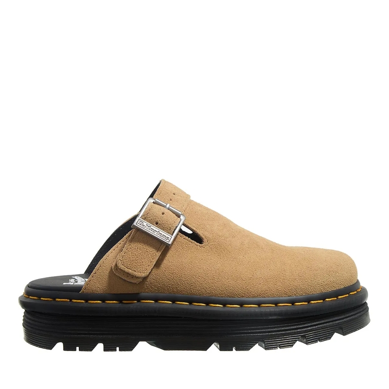 Dr. Martens Mules ZebZag Mule Sling Back Shoe Savannah Tan EH Suede