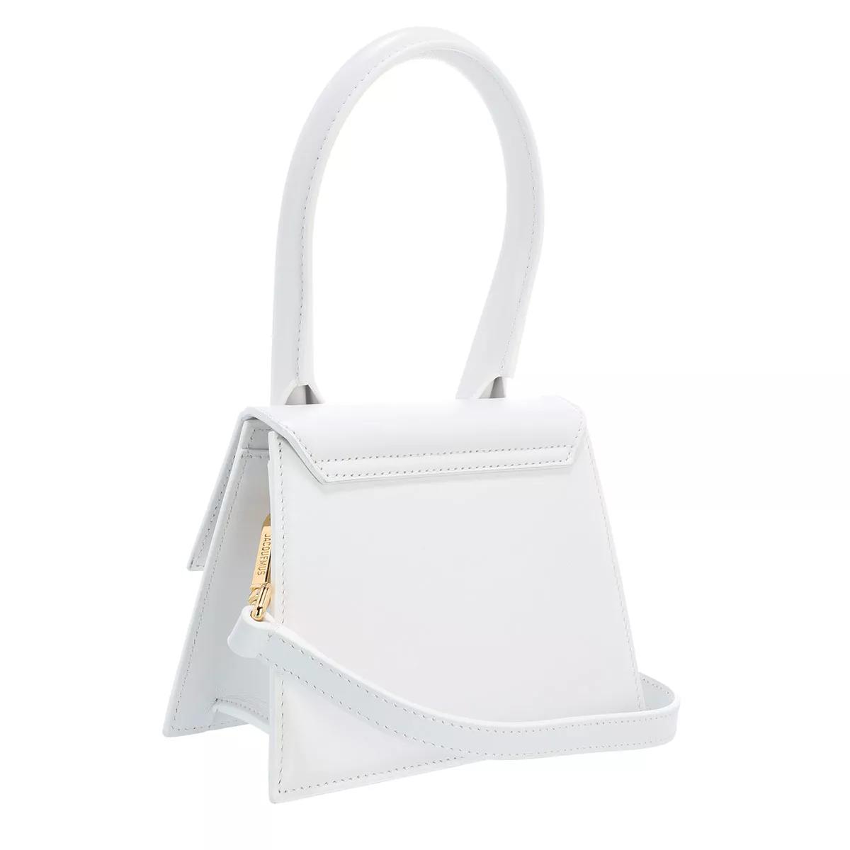 Jacquemus Le Chiquito Moyen White Leather ref.928468 - Joli Closet