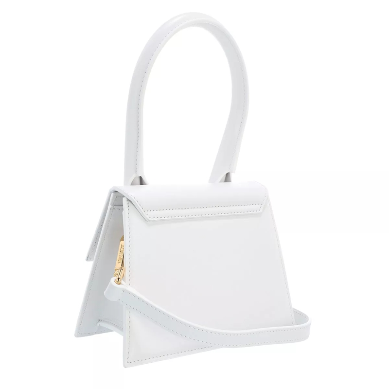 Jacquemus Satchel Le Chiquito Moyen Top Handle Bag Leather White (Image 3)