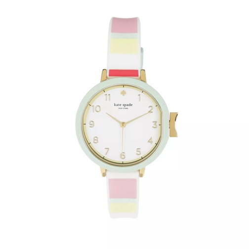 Kate Spade New York Fashion Park Row Silicone Watch Rosegold Montre habillée