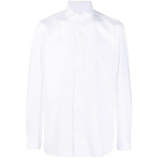 BORRELLI Hemden Optical White Classic Shirt White