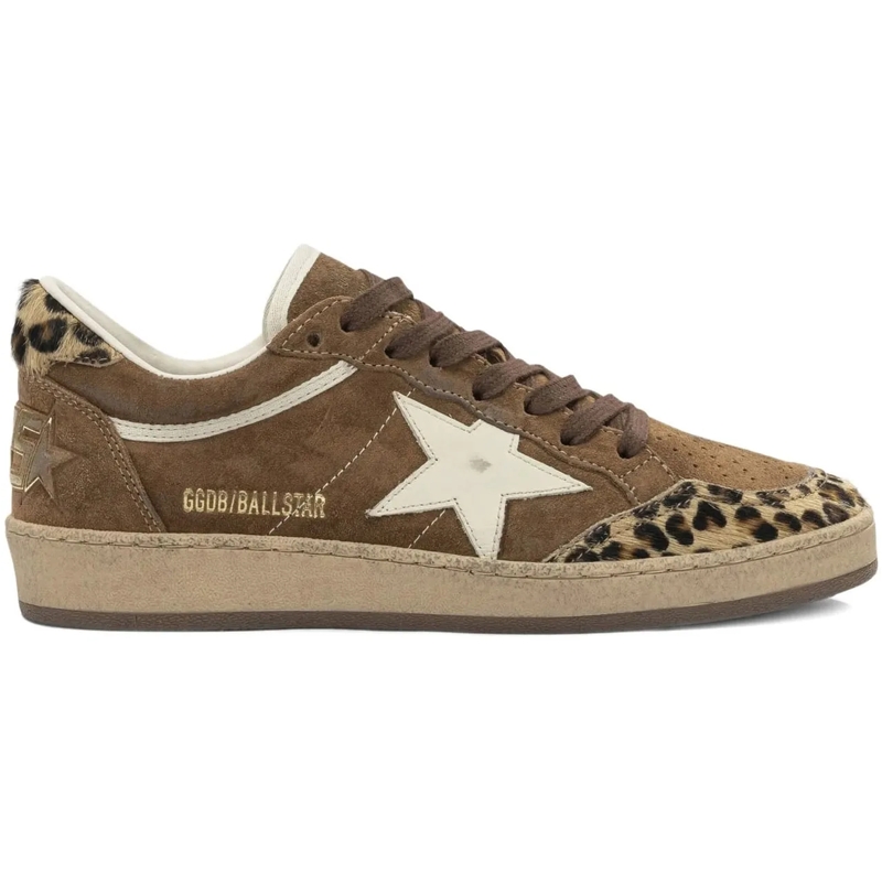 Golden Goose Low-Top-Sneaker Dames Ballstar braun