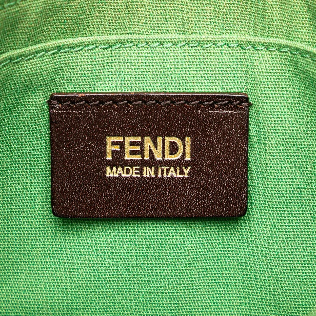 Thumbnail - Fendi Hobo Bags - Zucca Spalmati Dots Chain Pochette - Gr. unisize - in Braun - für Damen