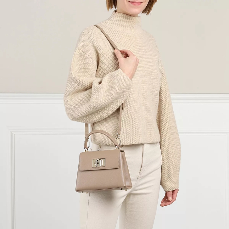 Furla Furla 1927 Mini Top Handle Greige | Satchel | fashionette