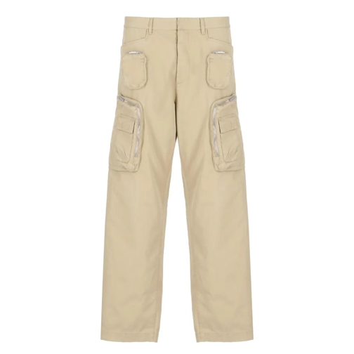 Dsquared2  Cotton Cargo Pants Neutrals