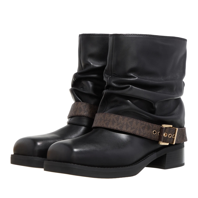 MICHAEL Michael Kors Motorlaarzen Colby Flat Bootie Brown/Blk(Image 3)