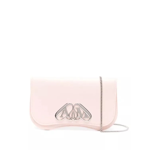 Alexander McQueen Logo Plaque Pink Bag Pink Sac à bandoulière