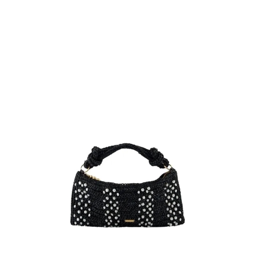 Cult Gaia Schultertasche Hera Nano Shoulder Bag - Raffia - Black Black