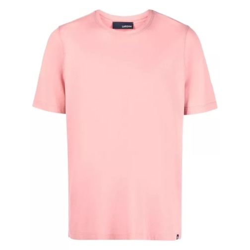 Lardini Pink Cotton T-Shirt Pink T-shirts