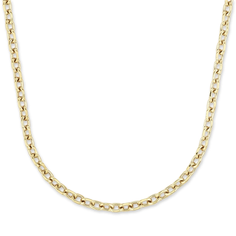 Copenhagen Mittellange Halskette Edelstahl Basic Chains gold
