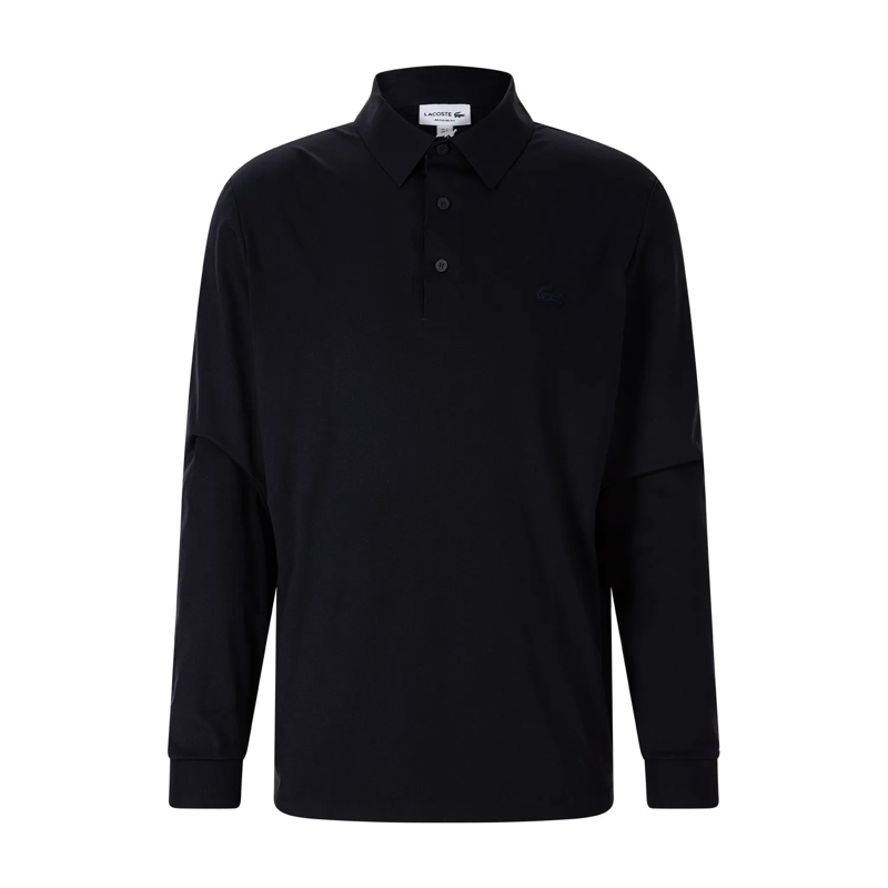 Lacoste Polo Poloshirt mit Logo dunkelblau