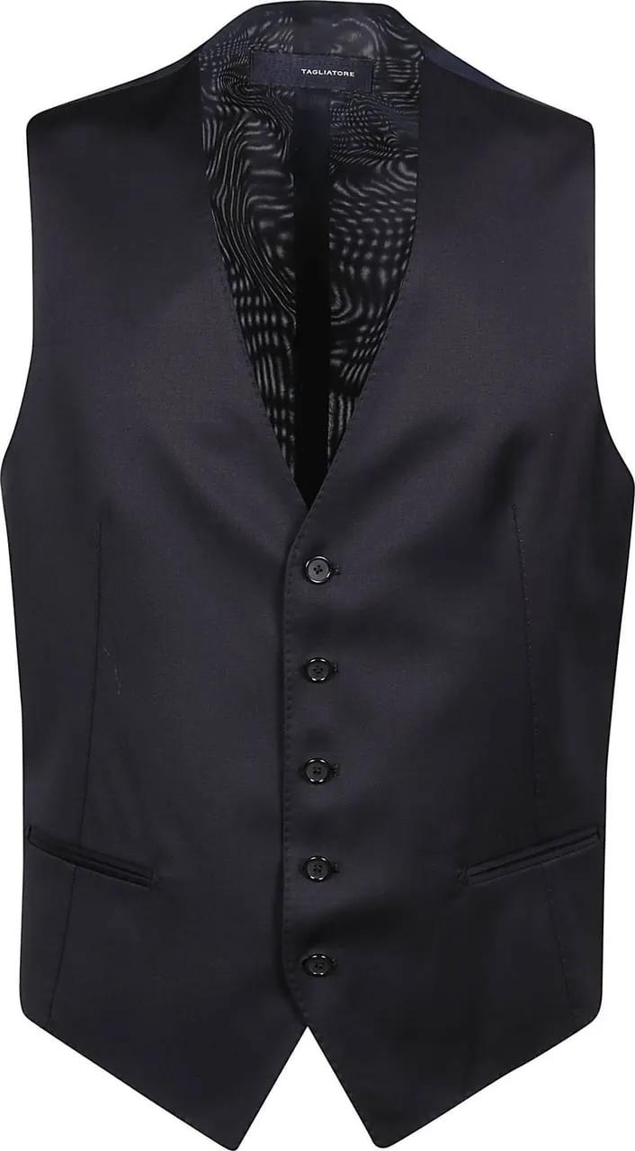Thumbnail - Tagliatore - Vest Blue - Größe 48 - blue